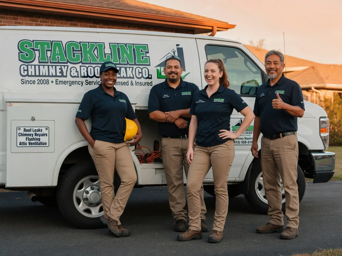 Chimney flashing repair company in Hinckley, OH